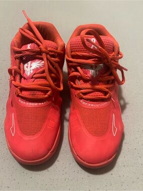 Puma Kids Bright Coral Athletic Sneakers